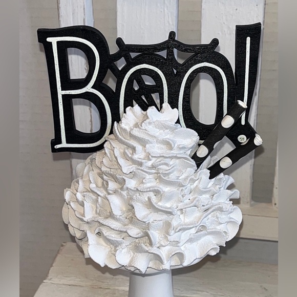 Halloween Handmade Faux Mug Topper and Mug Set - Picture 4 of 6